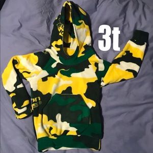 3T Oregon Ducks hoodie, handmade